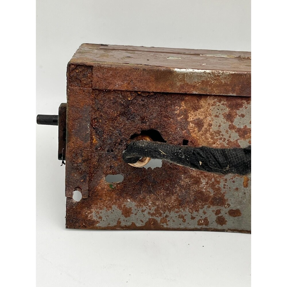 Strawsine Vintage EXIT Sign Light Metal Housing Corded Wall Mount Tested - Picture 7 of 10